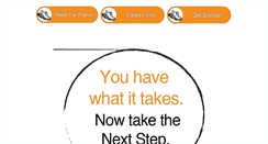 Desktop Screenshot of nextsteppersonaltraining.com